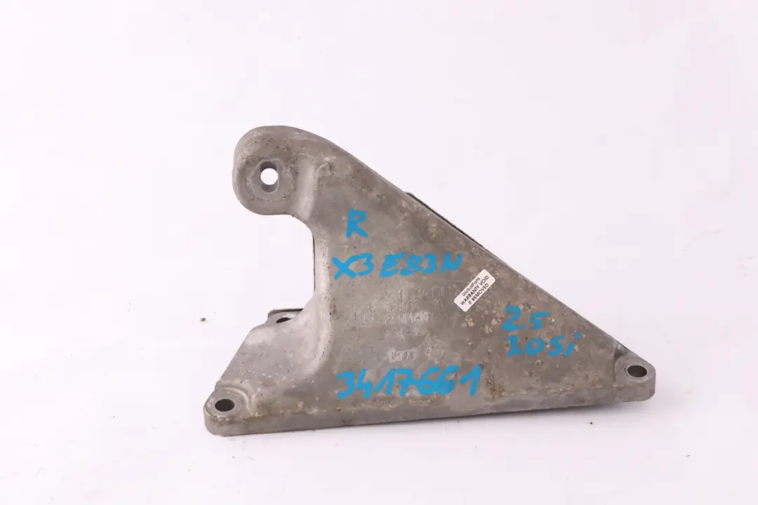 N52N Engine Supporting Mounting Bracket Right O/S 3415180 to BMW X3 E83 LCI with Part number 3417661 BMW X3 E83 LCI N52N Engine Supporting Mounting Bracket Right O/S 3415180 - SKU 3417661 - Part number 3417661