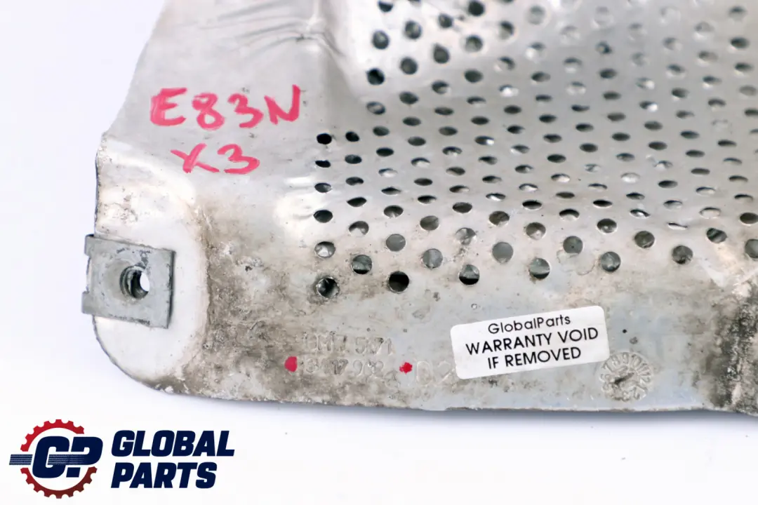 Heat Insulator Silencer to BMW X3 Series E83 LCI Rear with Part number 3417962 BMW X3 Series E83 LCI Rear Heat Insulator Silencer - SKU 3417962 - Part number 3417962