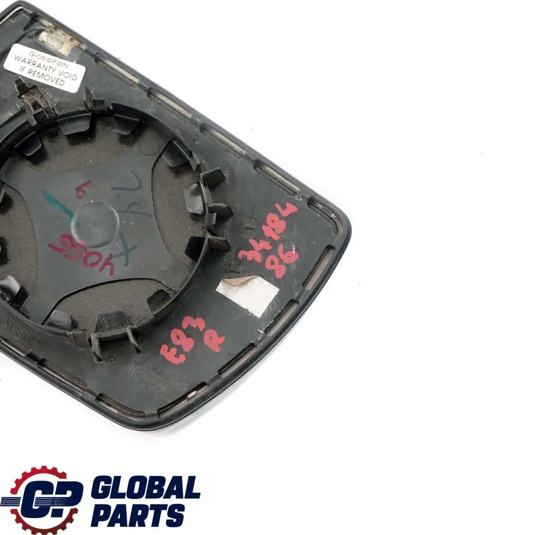 Szkło Lusterka Prawe Fotochrom Grzane do BMW X3 E83 o numerze 3404626 BMW X3 E83 Szkło Lusterka Prawe Fotochrom Grzane - SKU 3418486 - Numer Części 3404626