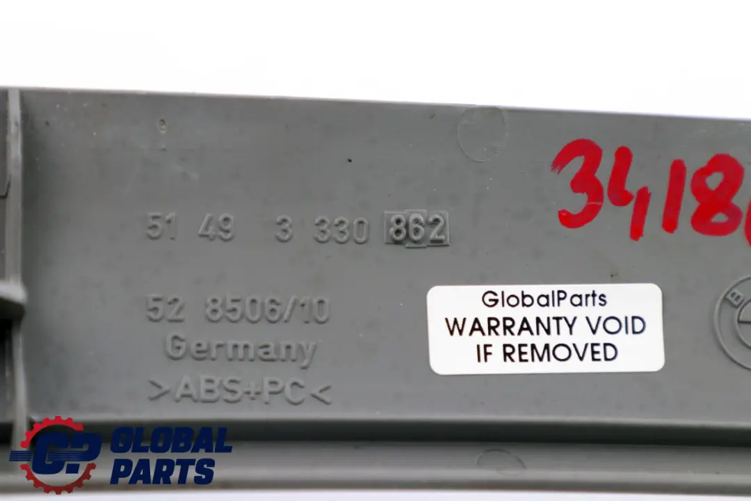 BMW X3 Series E83 Boot Trunk Lid Right O/S Trim Panel Grey 3330862 - SKU 3418684 - Part number 3418684