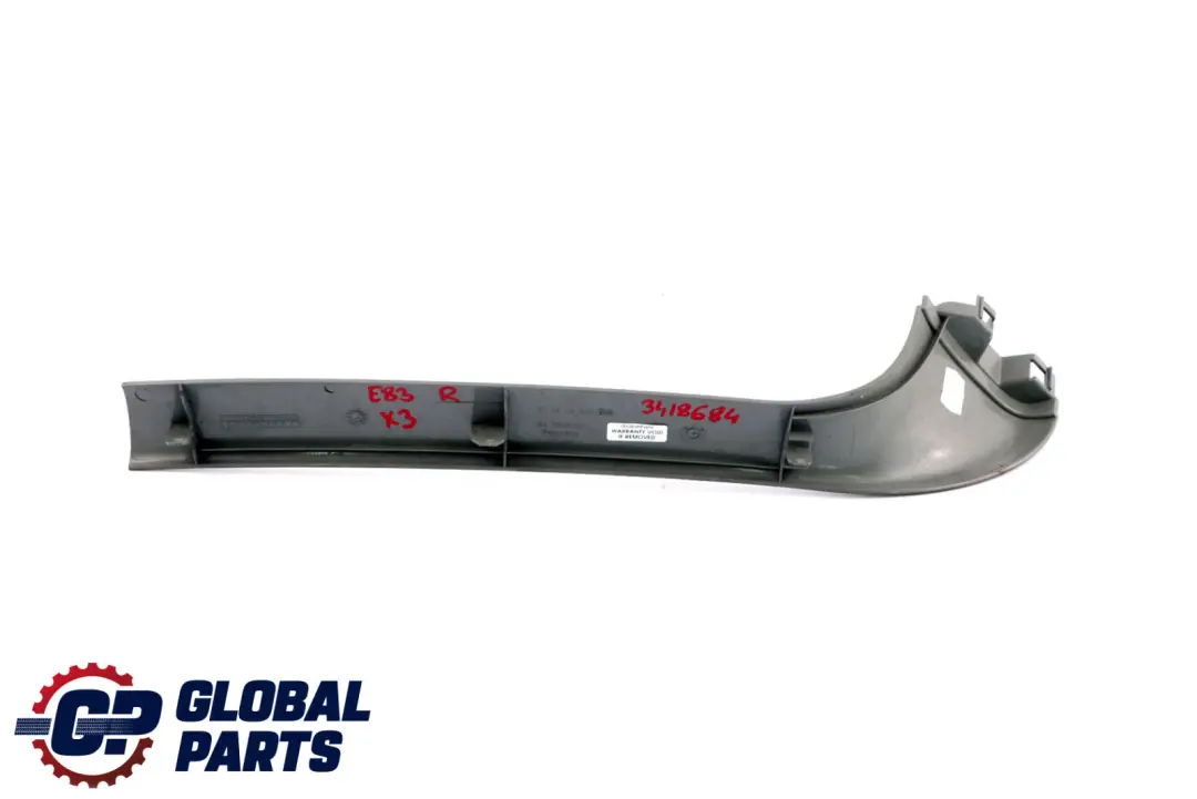 Verkleidung Heckklappe Rechts Greu 3330862 für BMW X3 er E83 mit Teilenummer 3418684 BMW X3 er E83 Verkleidung Heckklappe Rechts Greu 3330862 - SKU 3418684 - Teilenummer 3418684