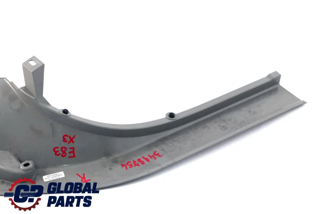 Osłona Słupka Bagażnika Prawy Tył Szara do BMW X3 E83 o numerze 3418754 BMW X3 E83 Osłona Słupka Bagażnika Prawy Tył Szara - SKU 3418754 - Numer Części 3418754
