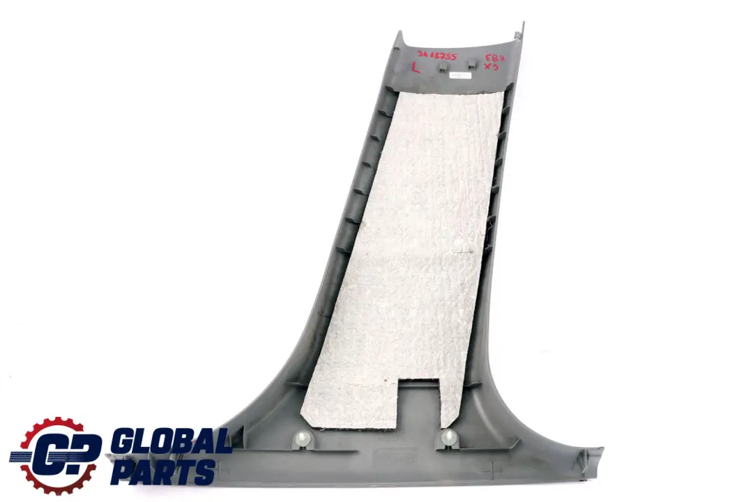 BMW X3 Series E83 LCI Cover B-column Bottom Trim Left N/S Grey - SKU 3418755 - Part number 3449943