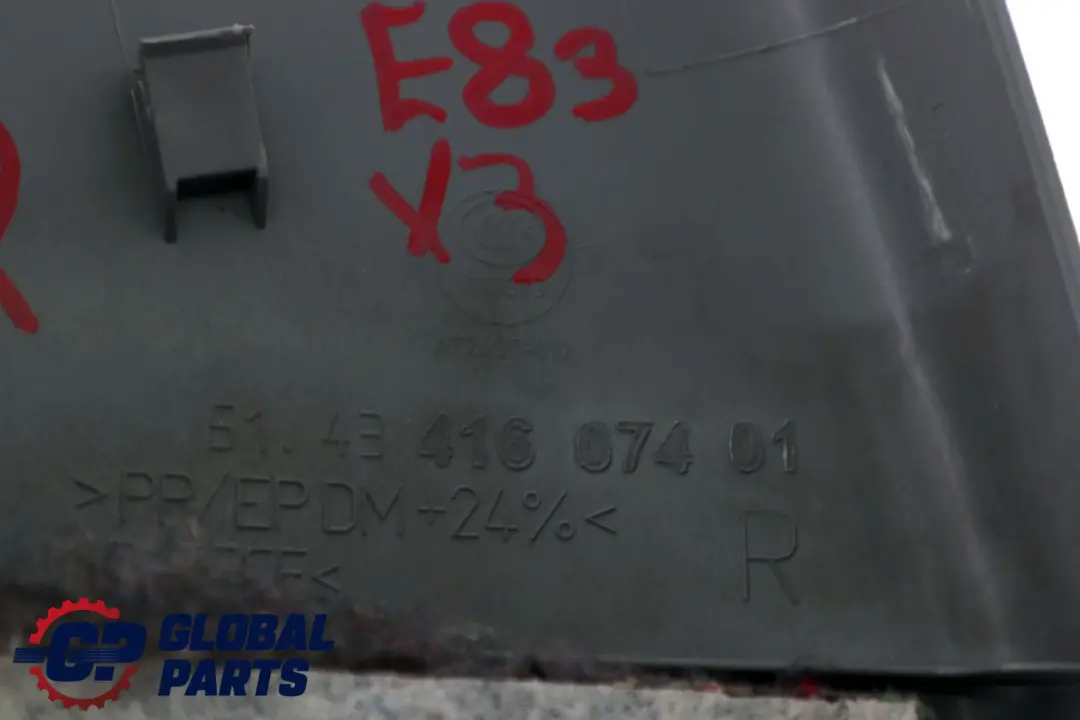 BMW E83 X3 Osłona słupka B środkowego dolna prawa - SKU 3418756 - Numer Części 3418756