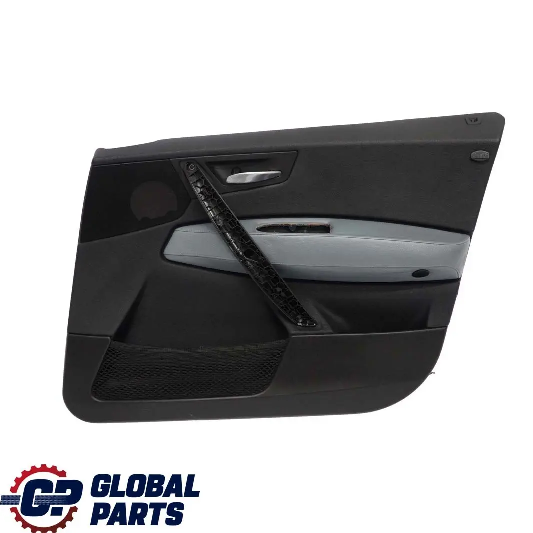 Front Right O/S Door Card Lining Leather Ambiente Grey Blue to BMW X3 Series E83 with Part number 3418842 BMW X3 Series E83 Front Right O/S Door Card Lining Leather Ambiente Grey Blue - SKU 3418842 - Part number 3418842