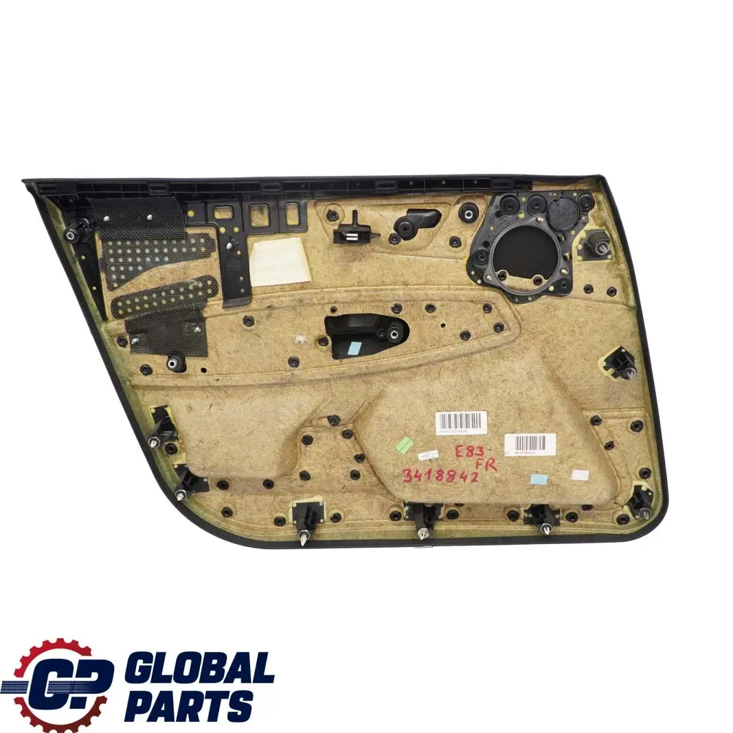BMW X3 Reihe E83 Türverkleidung Abdeckung Leder Vorn Rechts Ambiente Grau Blau - SKU 3418842 - Teilenummer 3418842