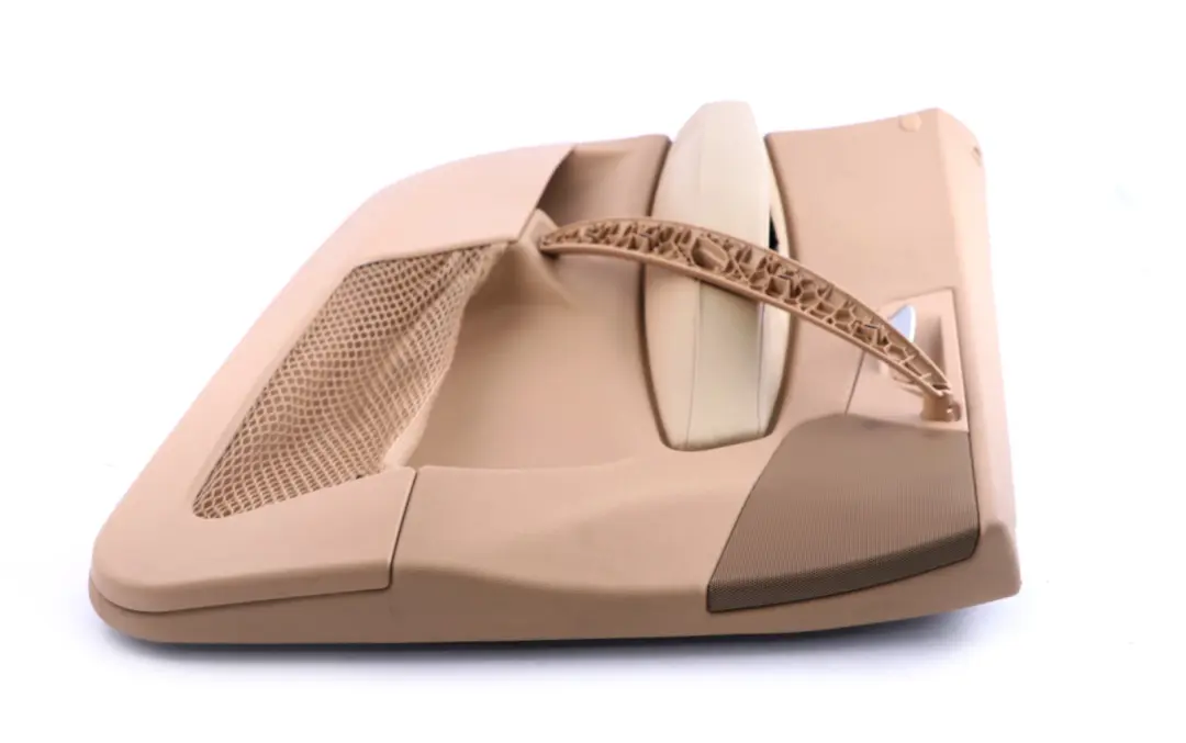 Front Left N/S Door Card Lining Leather Beige Sandbeige to BMW X3 Series E83 with Part number 3418843 BMW X3 Series E83 Front Left N/S Door Card Lining Leather Beige Sandbeige - SKU 3418843 - Part number 3418843