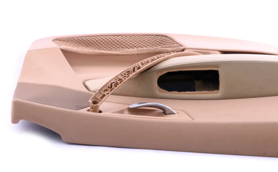 Front Left N/S Door Card Lining Leather Beige Sandbeige to BMW X3 Series E83 with Part number 3418843 BMW X3 Series E83 Front Left N/S Door Card Lining Leather Beige Sandbeige - SKU 3418843 - Part number 3418843