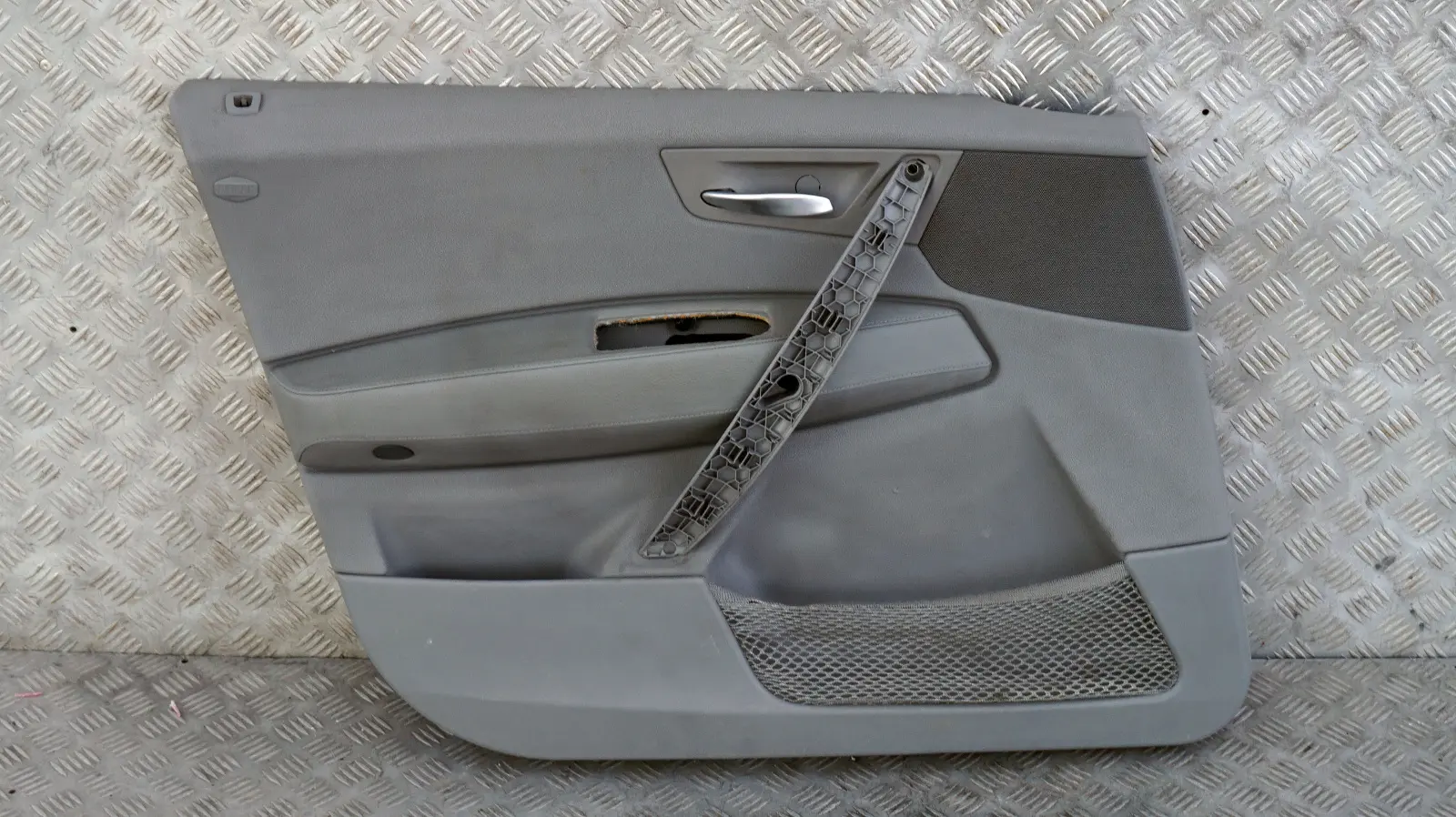 BMW X3 Series E83 Front Left N/S Door Card Lining Leather Ambiente Grau Grey