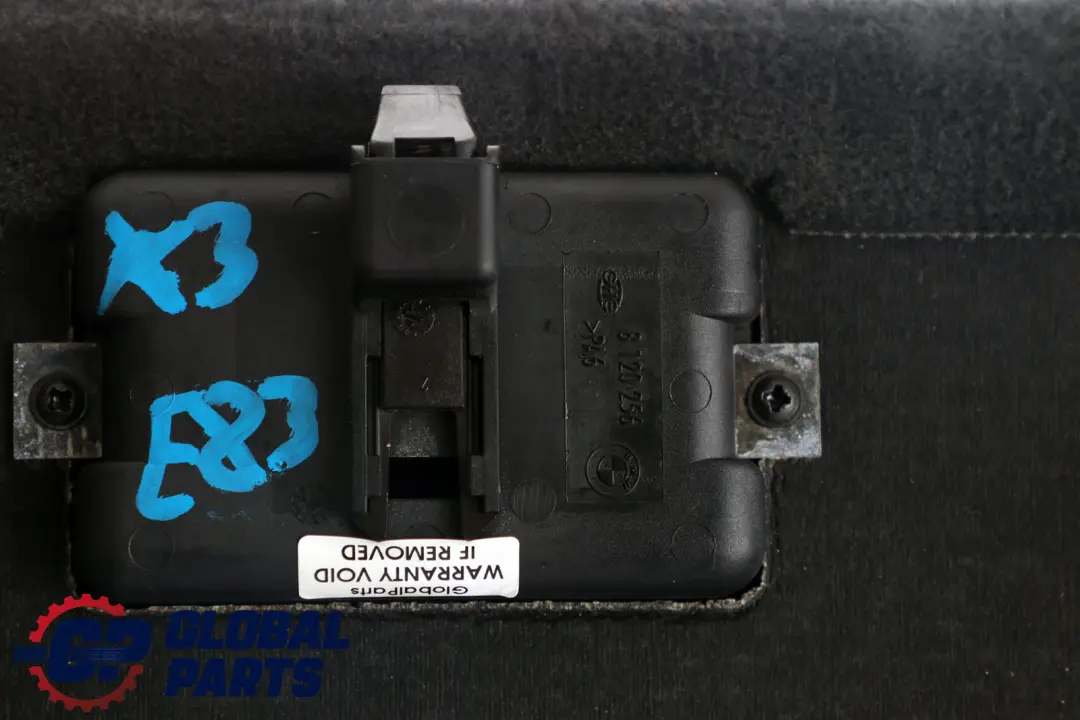 BMW X3 E83 Maletero Piso Cubierta Panel Equipaje Negro - SKU 3419083 - Número de pieza 8120256