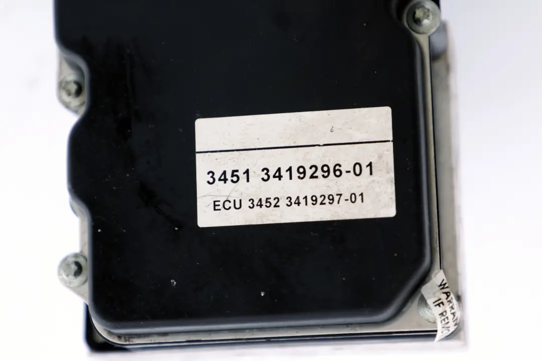 ABS DXC Steuergerät Hydroaggregat Pumpenmodul 3419297 für BMW X3 er E83 mit Teilenummer 3419296 3419297 BMW X3 er E83 ABS DXC Steuergerät Hydroaggregat Pumpenmodul 3419297 - SKU 3419296 - Teilenummer 3419296 3419297