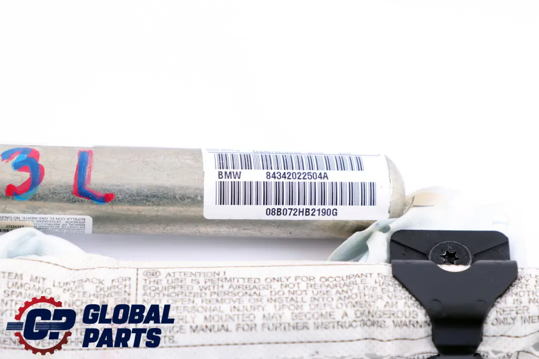 BMW X3 E83 Side Roof Curtain Head Air Module Left N/S - SKU 3420225 - Part number 3420225
