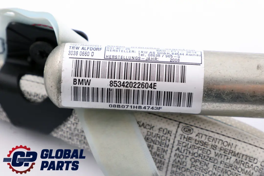 Kurtyna Powietrzna Poduszka Airbag Prawa do BMW E83 X3 o numerze 3420226 BMW E83 X3 Kurtyna Powietrzna Poduszka Airbag Prawa - SKU 3420226 - Numer Części 3420226