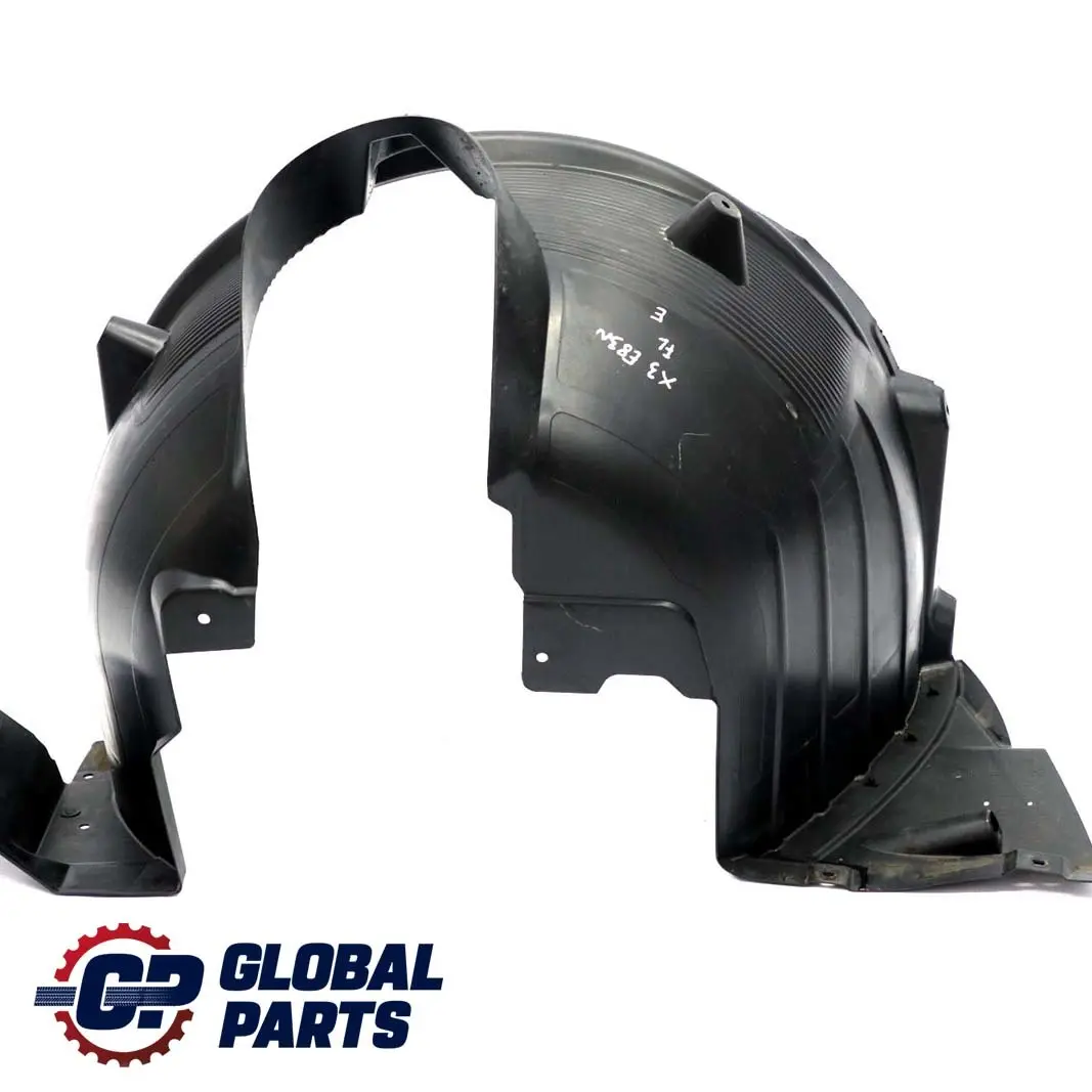 Front Left N/S Side Wheel Arch Splash Guard Panel to BMW X3 E83 LCI with Part number 3420431 BMW X3 E83 LCI Front Left N/S Side Wheel Arch Splash Guard Panel - SKU 3420431 - Part number 3420431