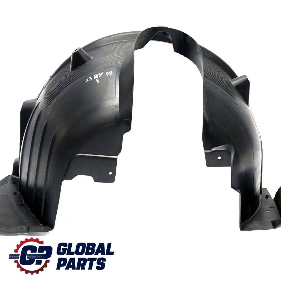 Arch BMW X3 E83 LCI Front Right O/S Wheel Splash Guard Panel to Wheel with Part number 3420432 Wheel Arch BMW X3 E83 LCI Front Right O/S Wheel Splash Guard Panel - SKU 3420432 - Part number 3420432