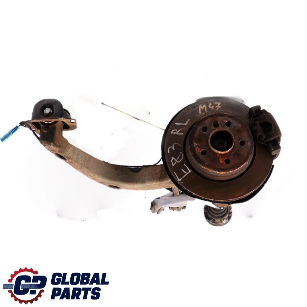 M47N2 2.0d Suspensión Trasera Izquierda Brazo Disco de Freno para BMW X3 E83 con número de pieza 3420501 BMW X3 E83 M47N2 2.0d Suspensión Trasera Izquierda Brazo Disco de Freno - SKU 3420501-5 - Número de pieza 3420501