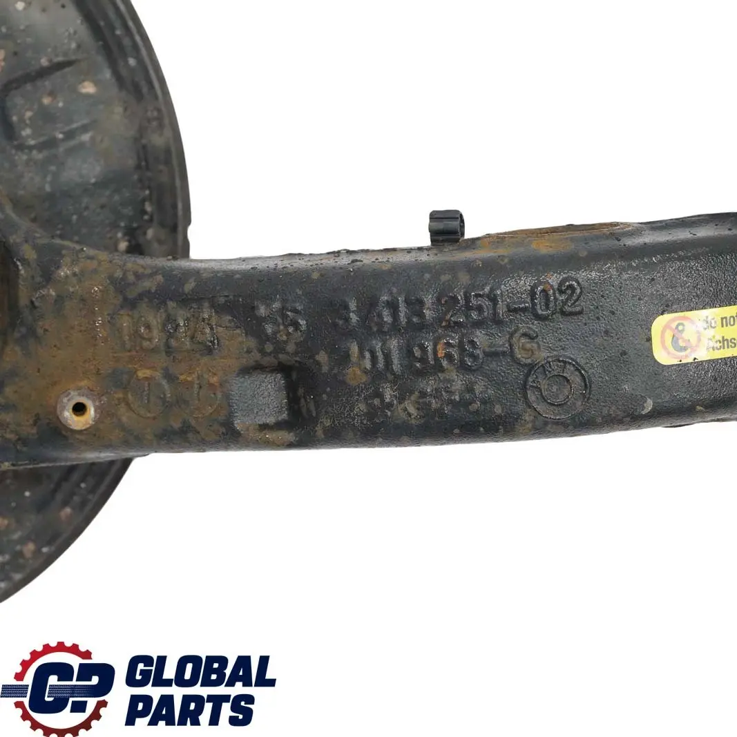 Eje Trasero Izquierdo Suspensión Pierna Brazo Cubo Soporte para BMW X3 E83 con número de pieza 3420501 BMW X3 E83 Eje Trasero Izquierdo Suspensión Pierna Brazo Cubo Soporte - SKU 3420501-6 - Número de pieza 3420501