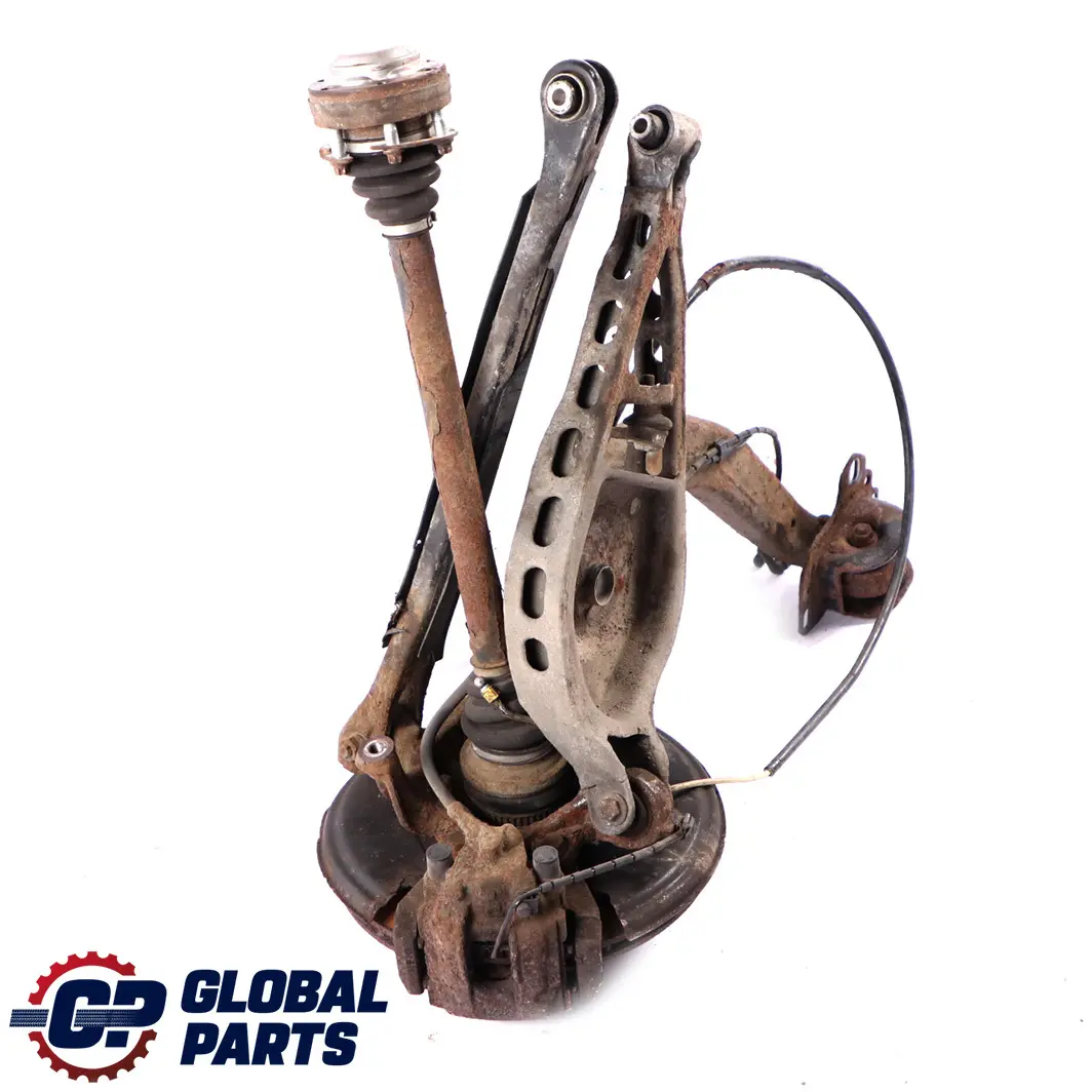 M47N2 2.0d Sospensione posteriore destra Braccio freno disco per BMW X3 E83 con numero di parte 3420502 BMW X3 E83 M47N2 2.0d Sospensione posteriore destra Braccio freno disco - SKU 3420502-5 - Numero di parte 3420502