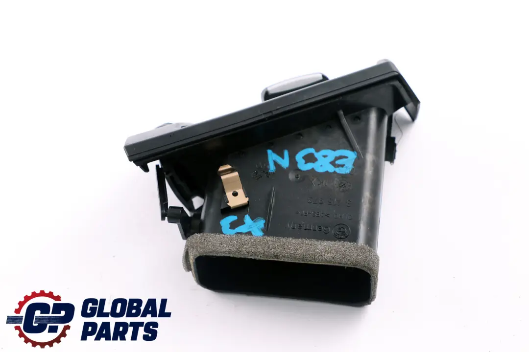 Griglia Aria Fresca Sinistra Sfogo Riscaldatore Cruscotto Nero per BMW X3 E83 LCI con numero di parte 3420583 BMW X3 E83 LCI Griglia Aria Fresca Sinistra Sfogo Riscaldatore Cruscotto Nero - SKU 3420583 - Numero di parte 3420583