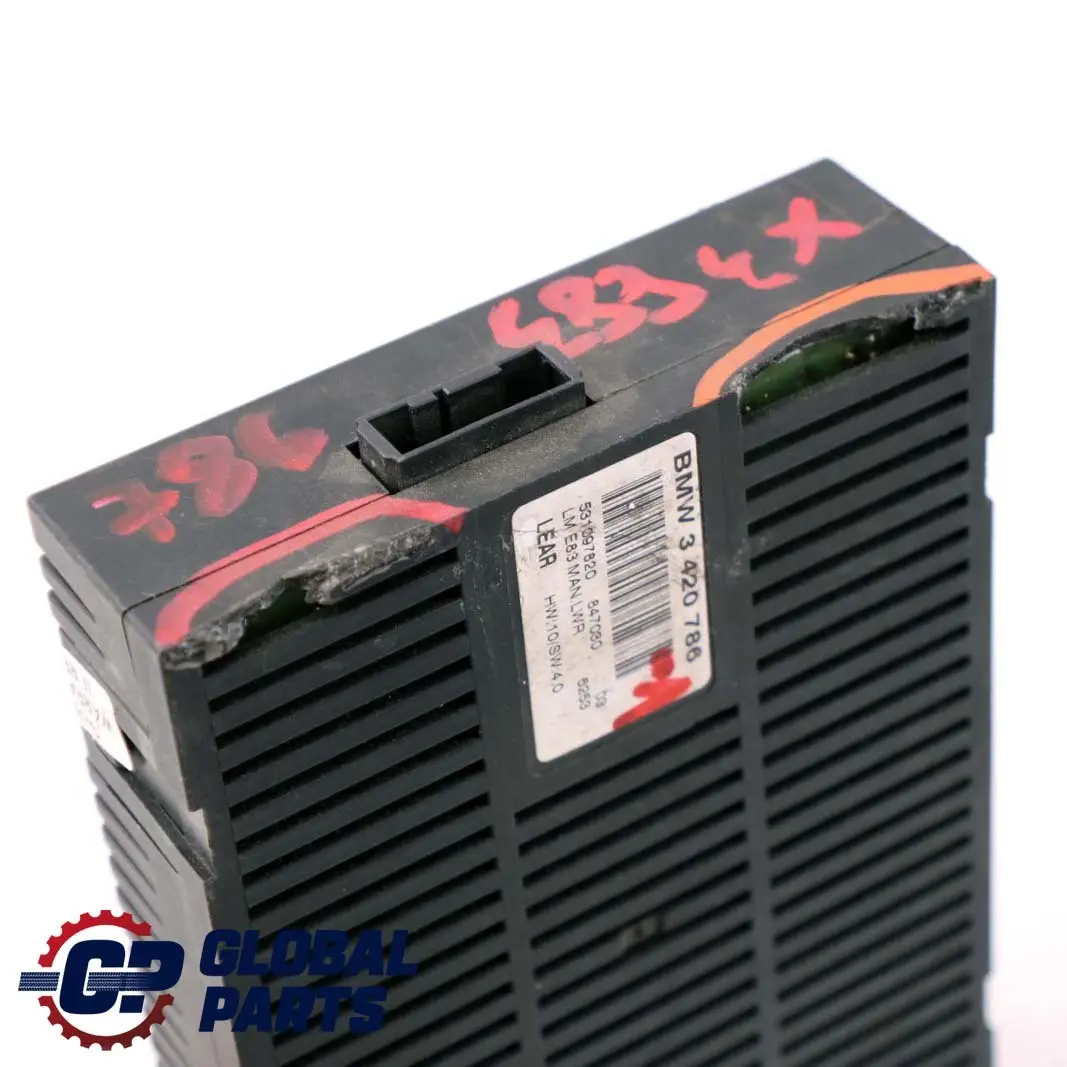 Light Control Module Lear LM MAN.LWR 6131 to BMW X3 Series E83 1 with Part number 3420786 BMW X3 Series E83 1 Light Control Module Lear LM MAN.LWR 6131 - SKU 3420786-1 - Part number 3420786