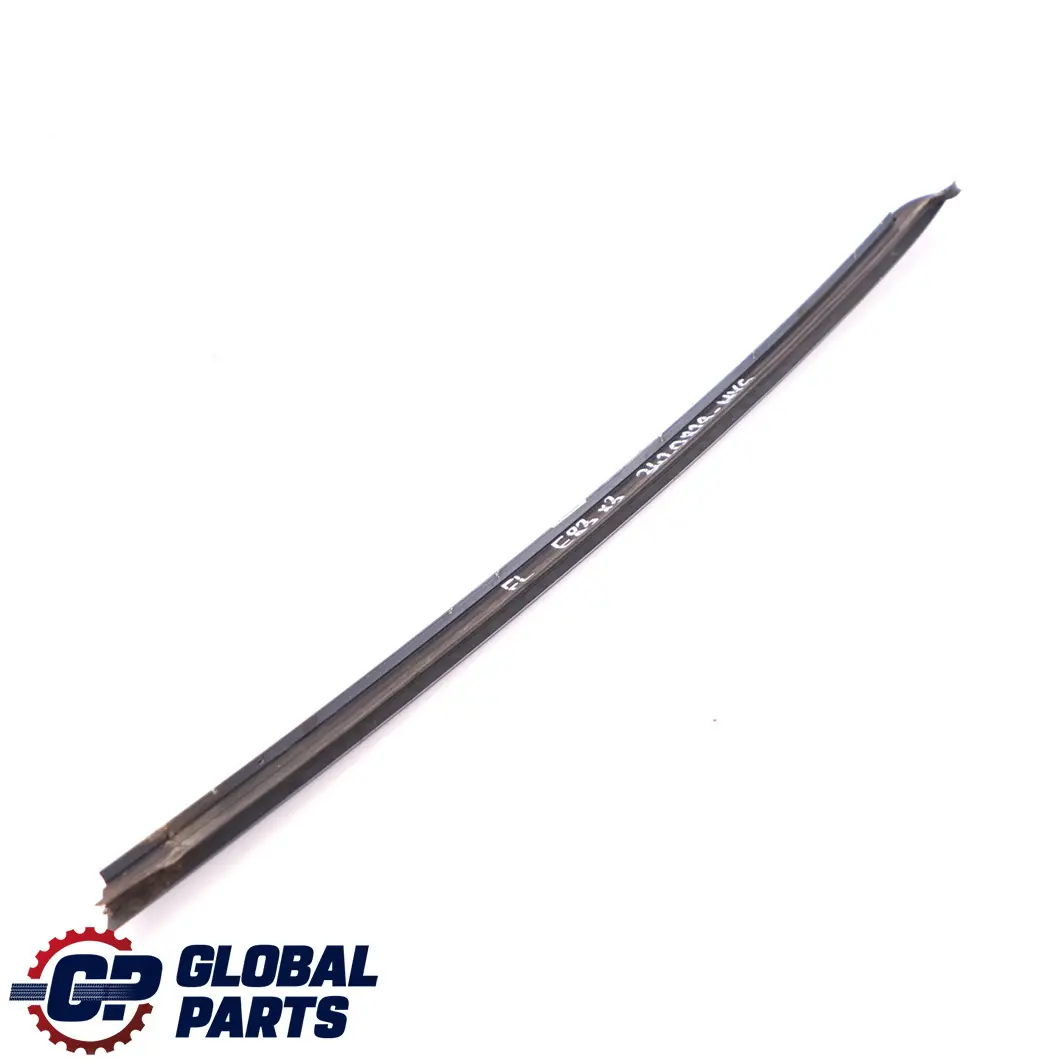 Front Left N/S Windscreen Drip Moulding Trim Strip Mysticblau Blue to BMW X3 E83 with Part number 3420829 BMW X3 E83 Front Left N/S Windscreen Drip Moulding Trim Strip Mysticblau Blue - SKU 3420829-MYS - Part number 3420829