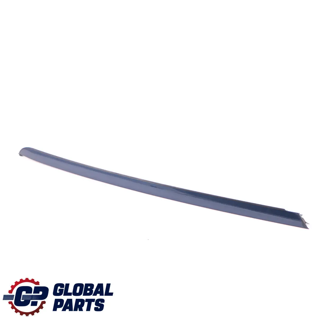 Front Left N/S Windscreen Drip Moulding Trim Strip Mysticblau Blue to BMW X3 E83 with Part number 3420829 BMW X3 E83 Front Left N/S Windscreen Drip Moulding Trim Strip Mysticblau Blue - SKU 3420829-MYS - Part number 3420829
