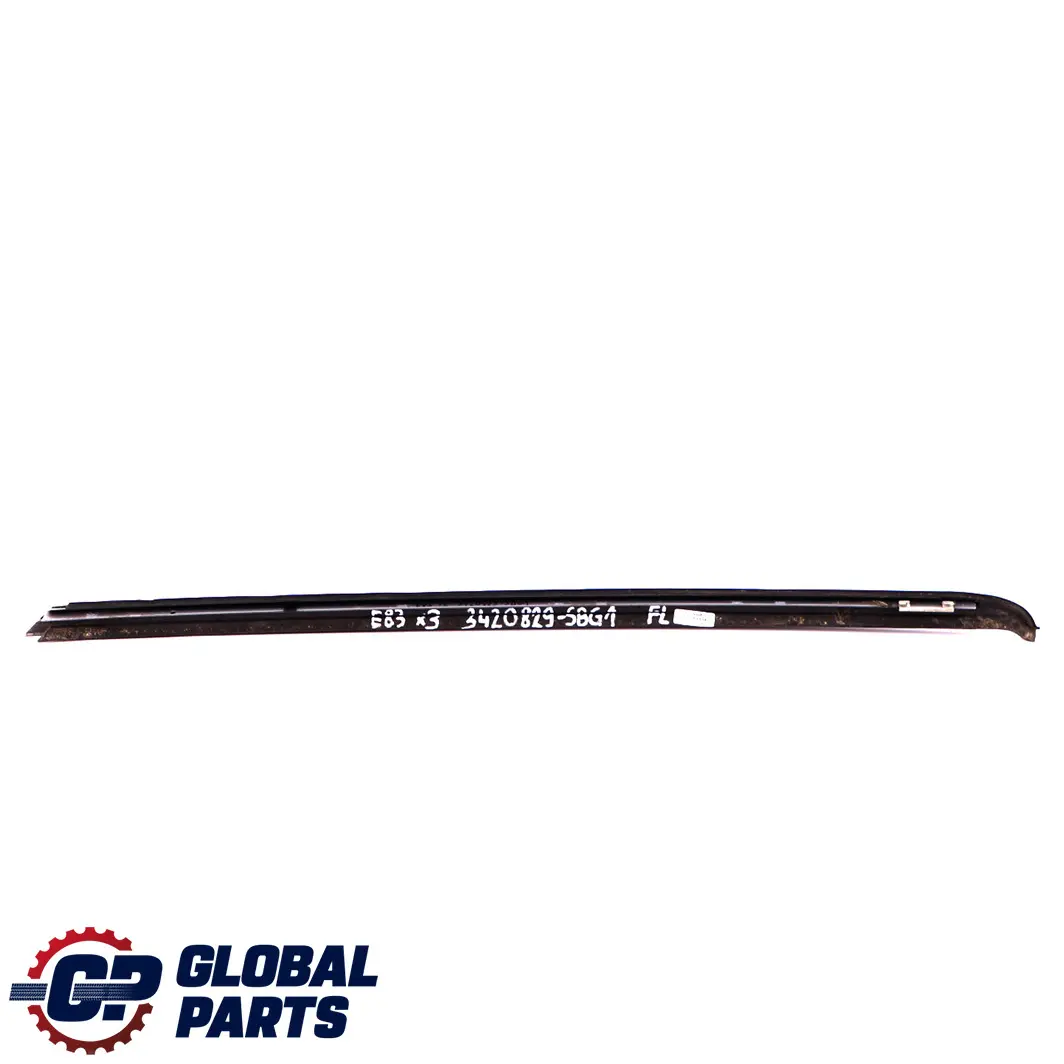 BMW X3 E83 Striscia rivestimento parabrezza anteriore sinistro Grigio Argento - SKU 3420829-SBG1 - Numero di parte 3420829
