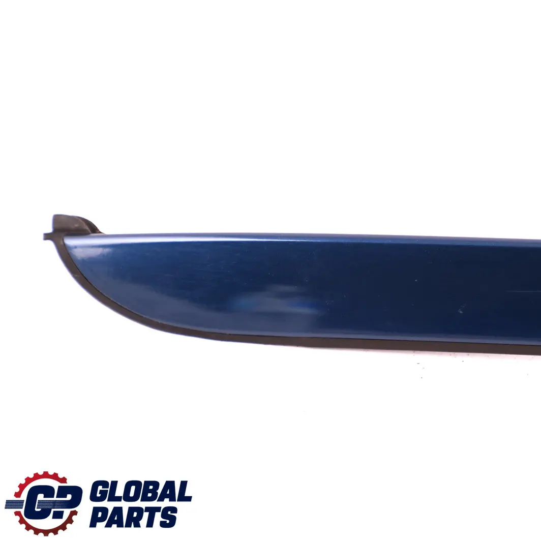 Front Right O/S Windscreen Drip Moulding Trim Mysticblau Blue A07 to BMW X3 E83 with Part number 3420830 BMW X3 E83 Front Right O/S Windscreen Drip Moulding Trim Mysticblau Blue A07 - SKU 3420830-MYS - Part number 3420830