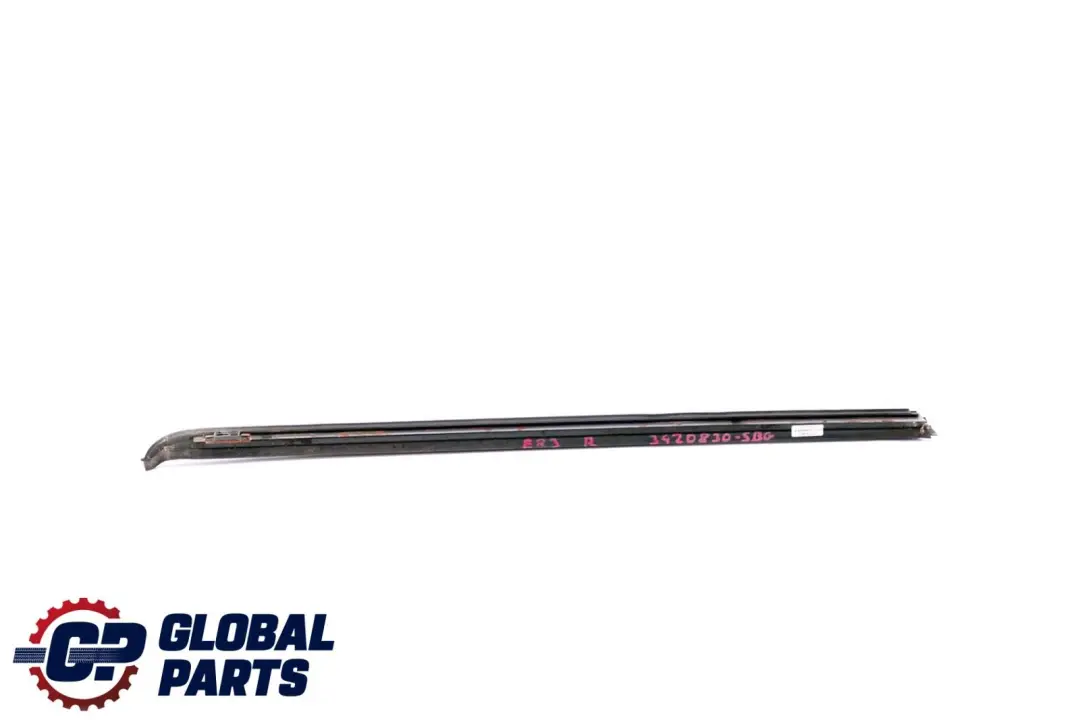 BMW X3 E83 Moulure d'égouttage pare-brise avant droit Silbergrau A08 - SKU 3420830-SBG - Numéro de pièce 3420830