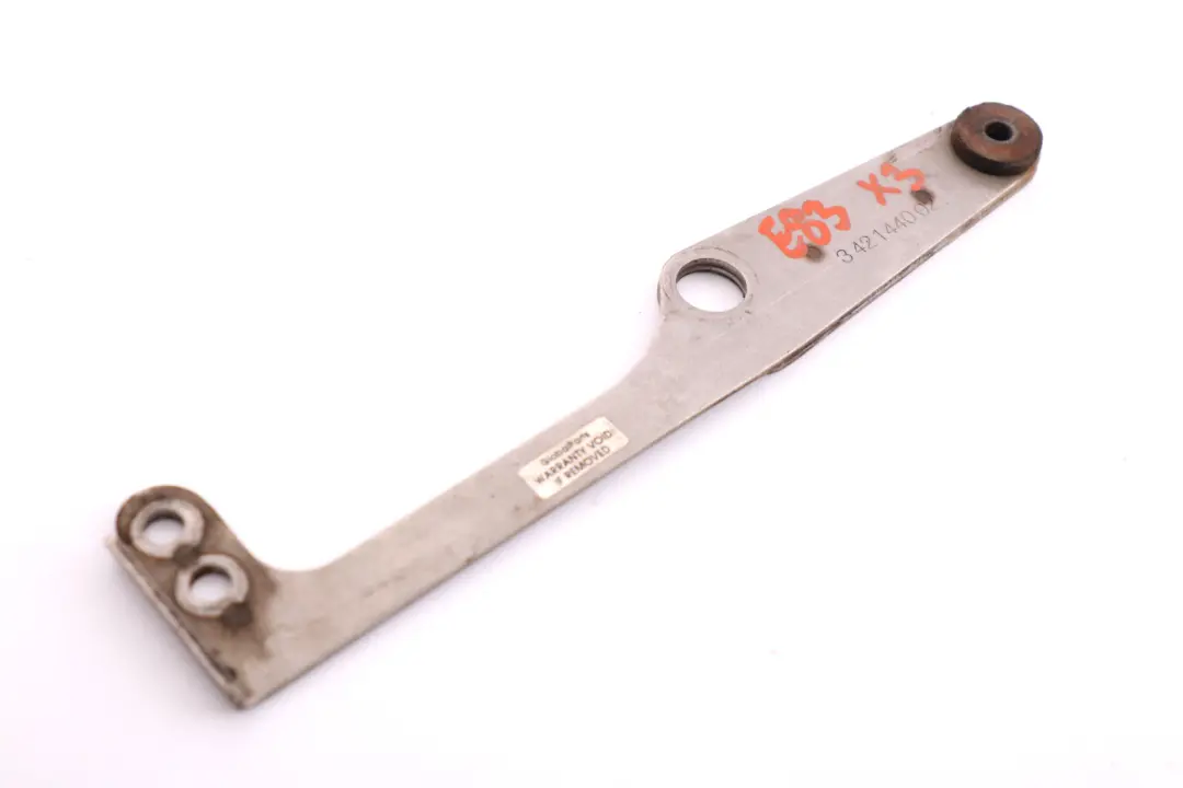 Plate Exhaust System Bracket to BMW X3 E83 LCI with Part number 3421440 BMW X3 E83 LCI Plate Exhaust System Bracket - SKU 3421440 - Part number 3421440