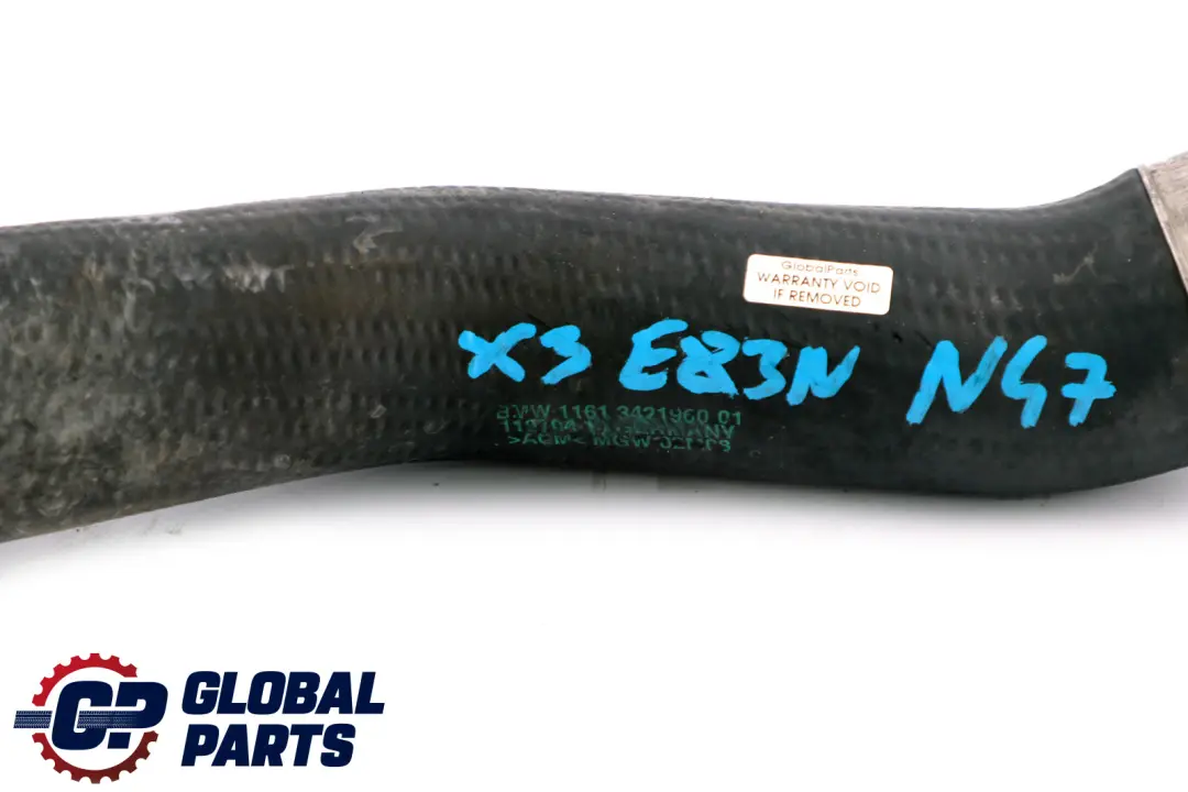 BMW E83 LCI Tubo Turbo a Intercooler Linea De Aire De Carga - SKU 3421960 - Número de pieza 3421960