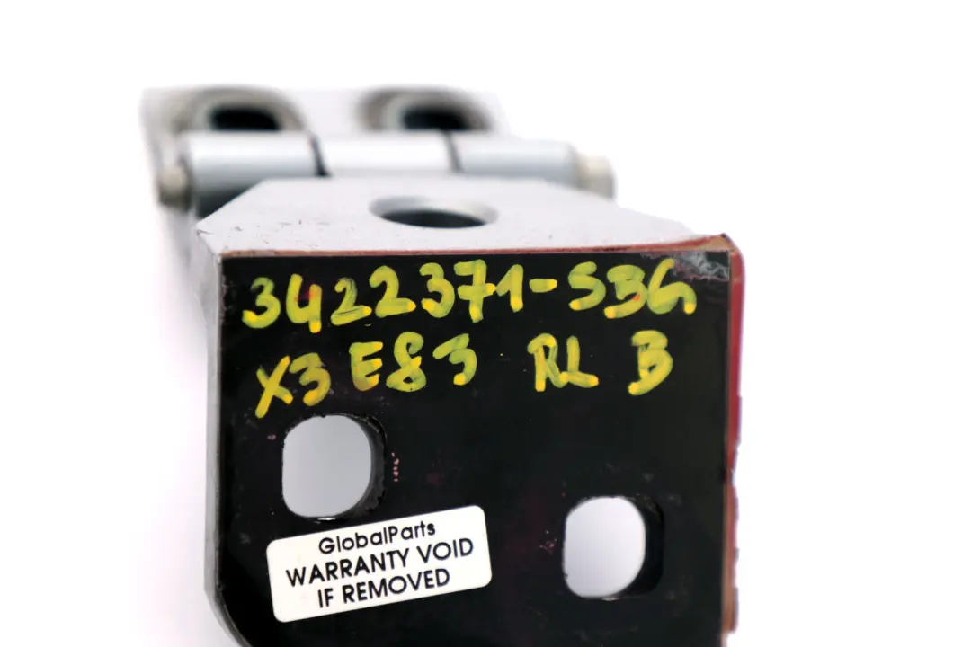 BMW X3 E83 Türscharnier Unten Links Silbergrau Silber Grau A08 - SKU 3422371-SBG - Teilenummer 3402821