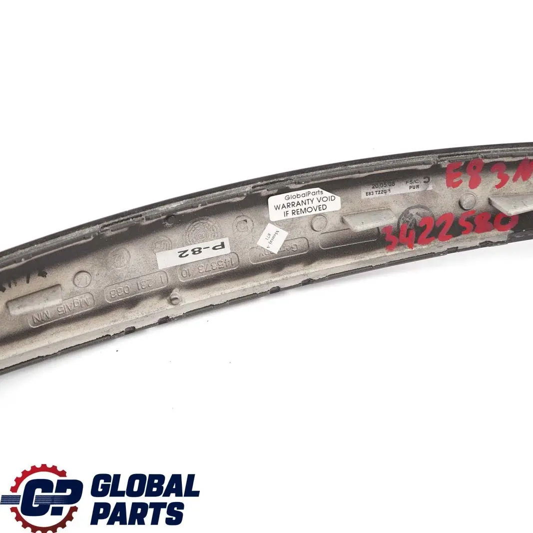 BMW X3 E83 LCI Moulage Poignee Interieure de Porte Droite Bois Peuplier Gris - SKU 3422580 - Numéro de pièce 3422580