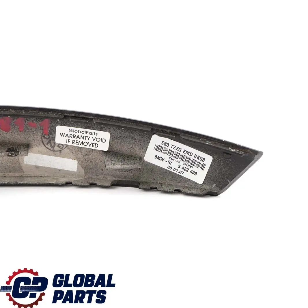 Zierleiste Türinnengriff Links Pappelholz Grau 3422499 BMW X3 er E83 LCI 1 - SKU 3422581-1 - Teilenummer 3422581