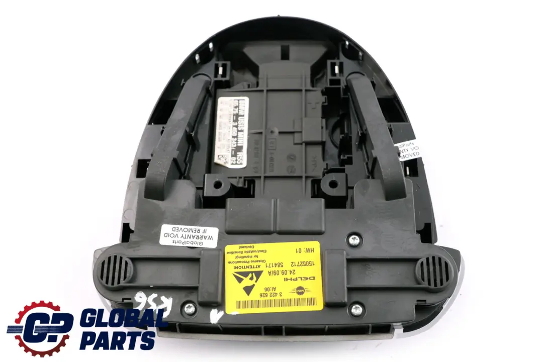 Mini R55 R56 R60 Black Interior Roof Light Sunroof Switch - SKU 3422626-1 - Part number 3422626