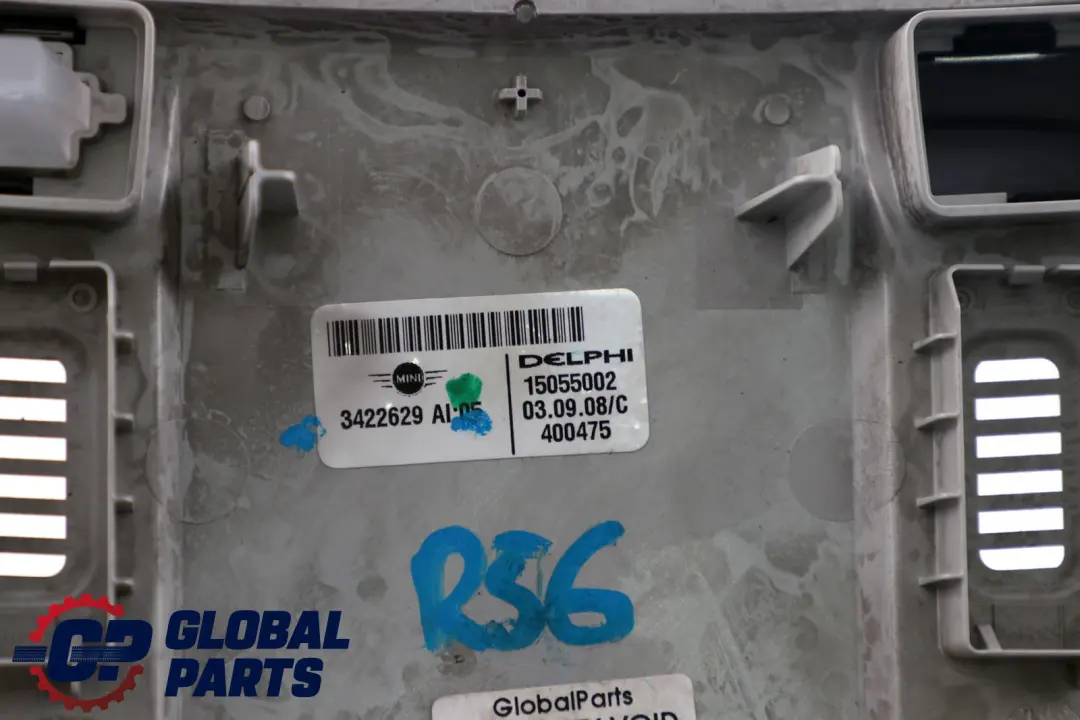 Trim Tetto Luce Pannello Controllo Coperchio Grigio per Mini Cooper R55 R56 con numero di parte 3422629 Mini Cooper R55 R56 Trim Tetto Luce Pannello Controllo Coperchio Grigio - SKU 3422629 - Numero di parte 3422629