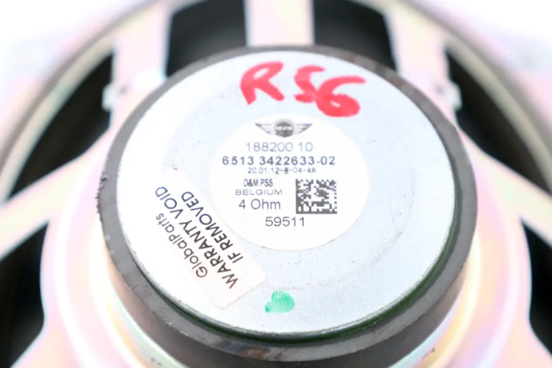 Audio System Stereo Loudspeaker Woofer to Mini Cooper R55 R56 R58 R59 with Part number 3422633 Mini Cooper R55 R56 R58 R59 Audio System Stereo Loudspeaker Woofer - SKU 3422633 - Part number 3422633