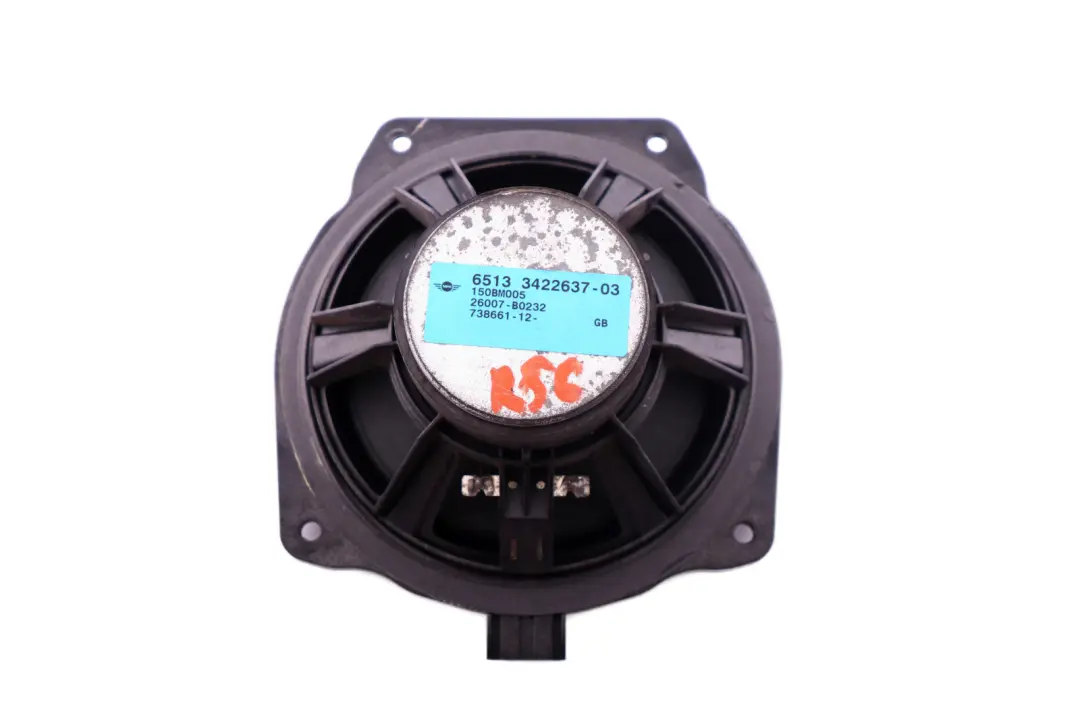 Altoparlante Woofer HiFi 6513 per Mini R55 R56 R57 LCI con numero di parte 3422637 Mini R55 R56 R57 LCI Altoparlante Woofer HiFi 6513 - SKU 3422637 - Numero di parte 3422637