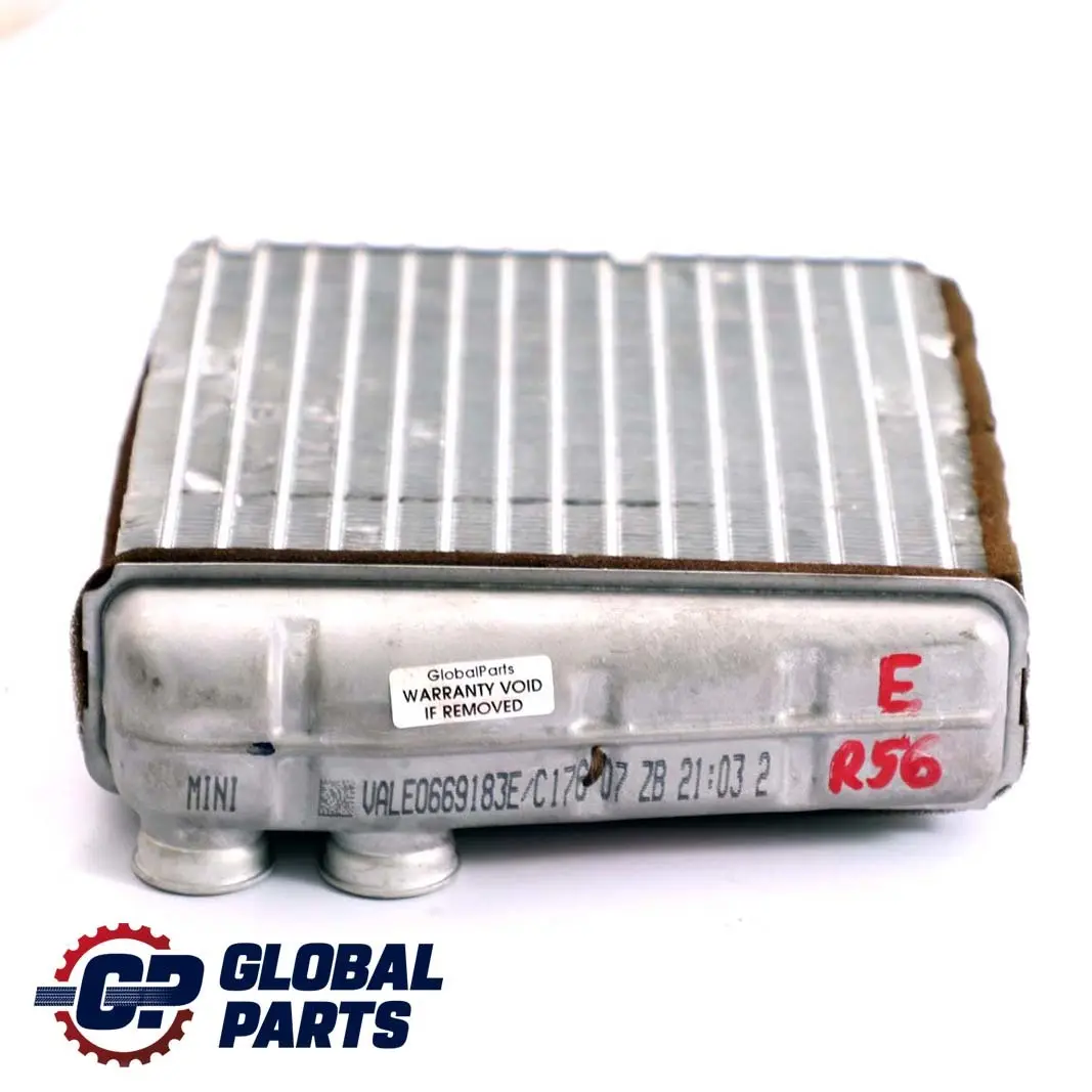 Conditioning Heater Radiator to Mini Cooper One R55 R56 R57 Air with Part number 3422666 Mini Cooper One R55 R56 R57 Air Conditioning Heater Radiator - SKU 3422666-1 - Part number 3422666