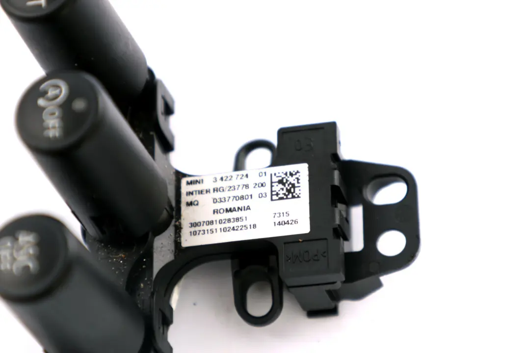 Mini Cooper One R56 Blocco Interruttore Asc + Msa + Sport - SKU 3422724 - Numero di parte 3422724
