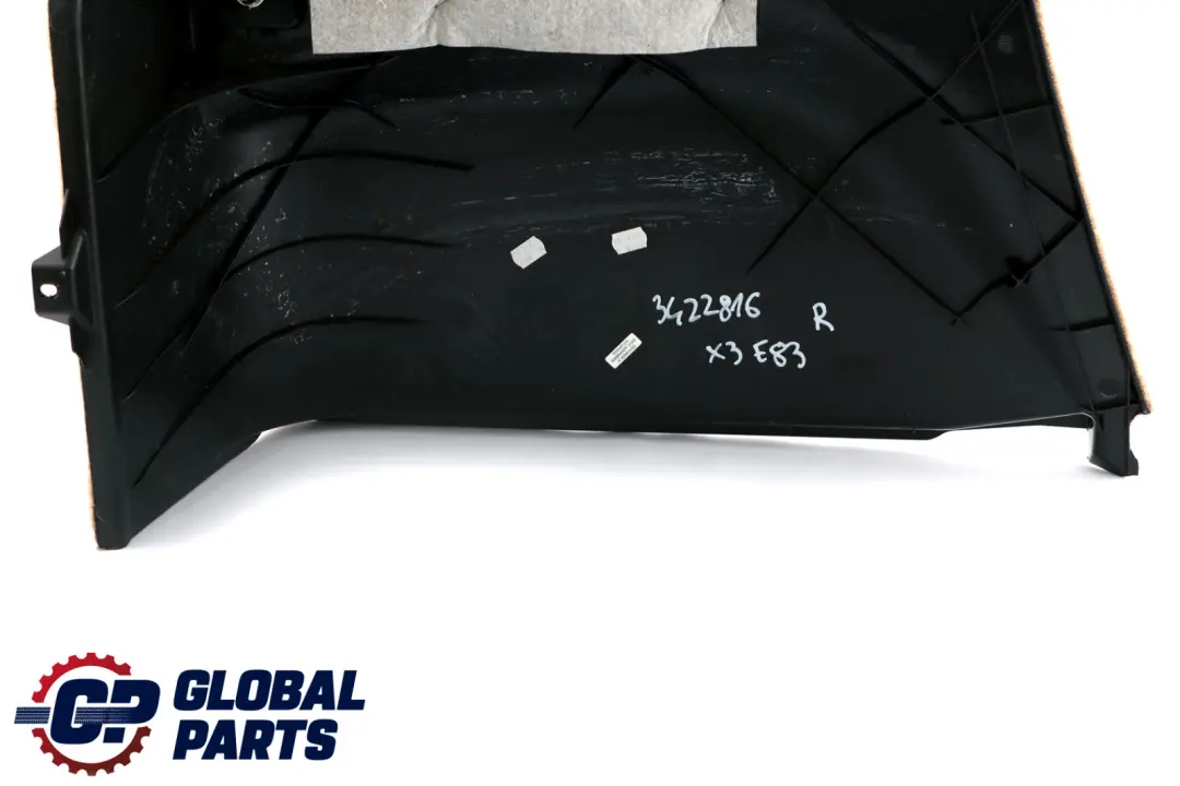 BMW X3 Series E83 Right O/S Trunk Flap Trim Panel Cover Sandbeige Beige 7049040 - SKU 3422816 - Part number 3422816