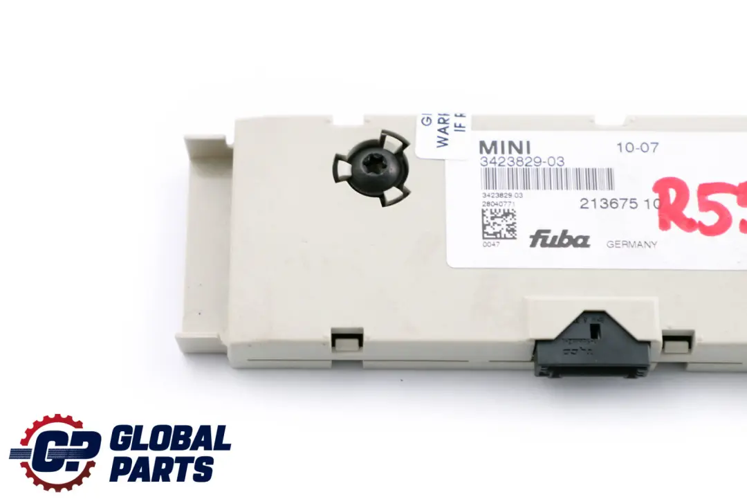 Antena Amplificador Diversity Se?al Booster para Mini Clubman Cooper R55 con número de pieza 3423829 Mini Clubman Cooper R55 Antena Amplificador Diversity Se?al Booster - SKU 3423829 - Número de pieza 3423829