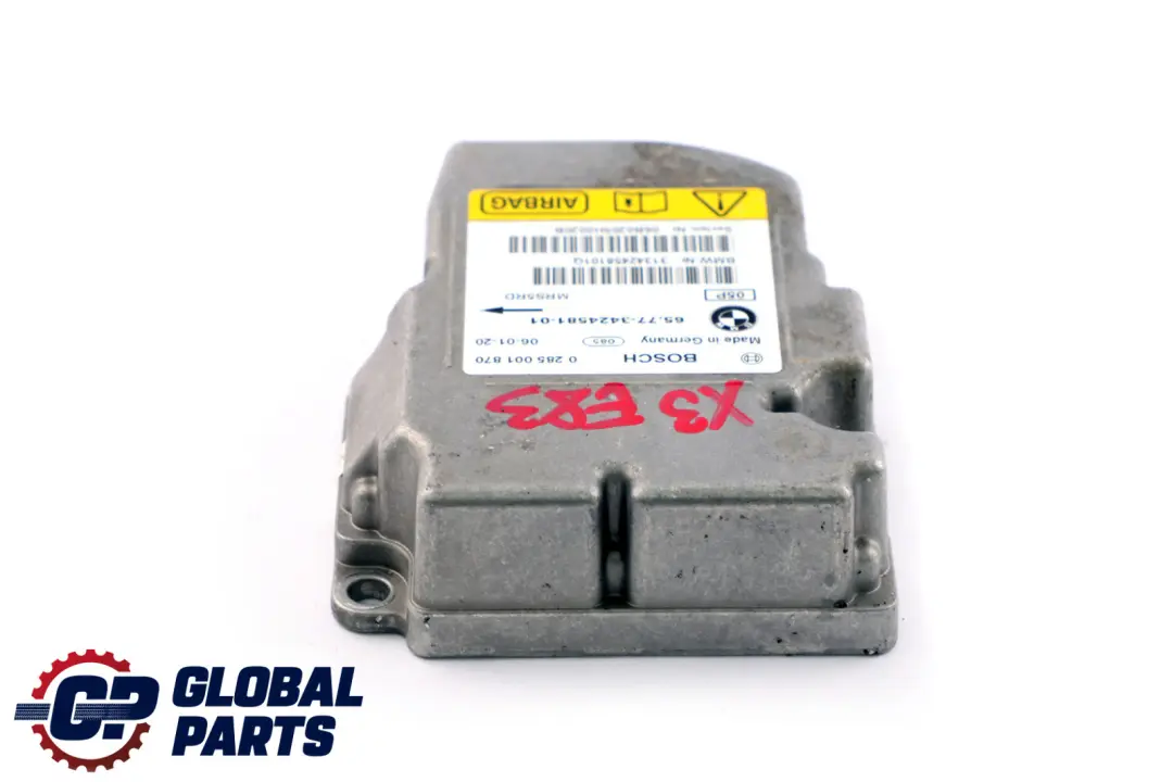 BMW X3 Series E83 Airbag Control Unit Module ECU 6577 - SKU 3424581 - Part number 3424581