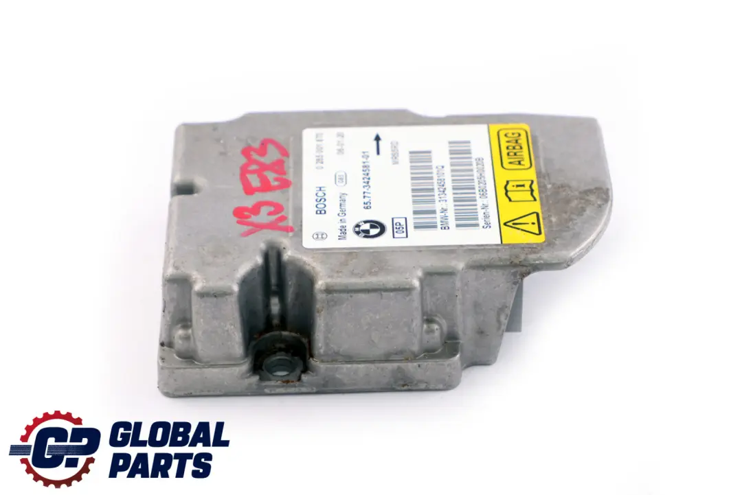 BMW X3 Series E83 Airbag Control Unit Module ECU 6577 - SKU 3424581 - Part number 3424581