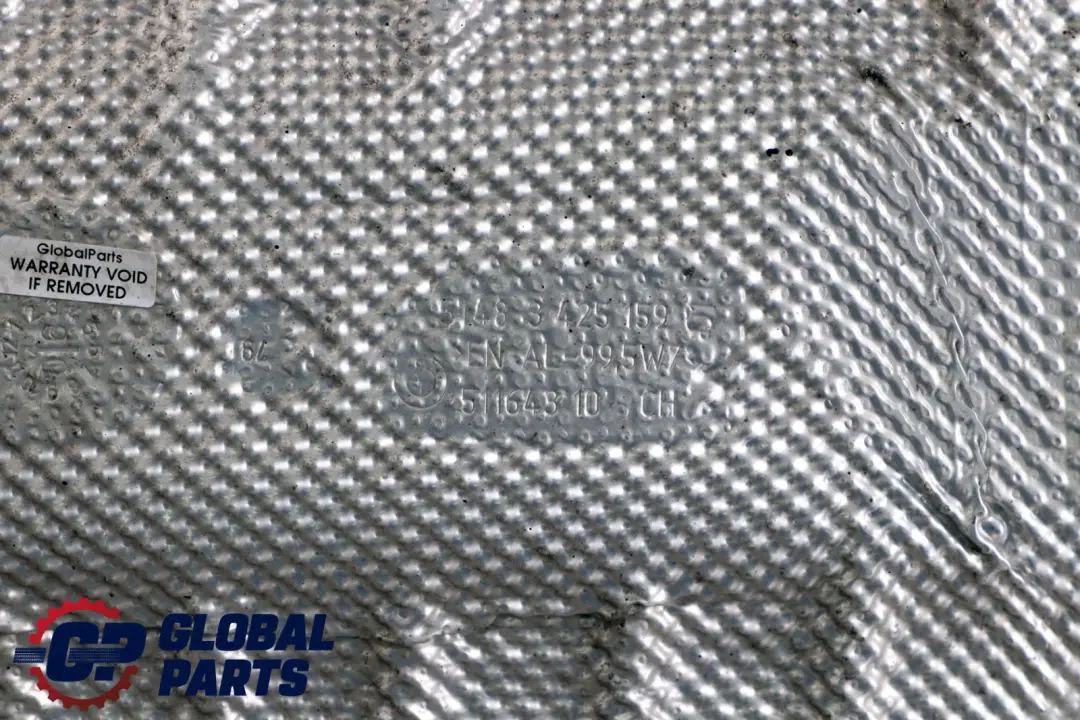 BMW X3 E83 LCI Isolation Thermique Silencieux Arriere - SKU 3425159 - Numéro de pièce 3425159