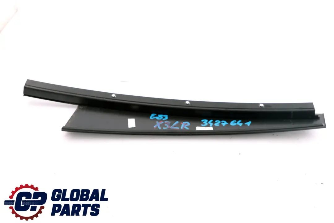 BMW X3 E83 Rear Left B-Pillar Window Frame Finisher Cover Trim Black - SKU 3427641 - Número de pieza 51353427641