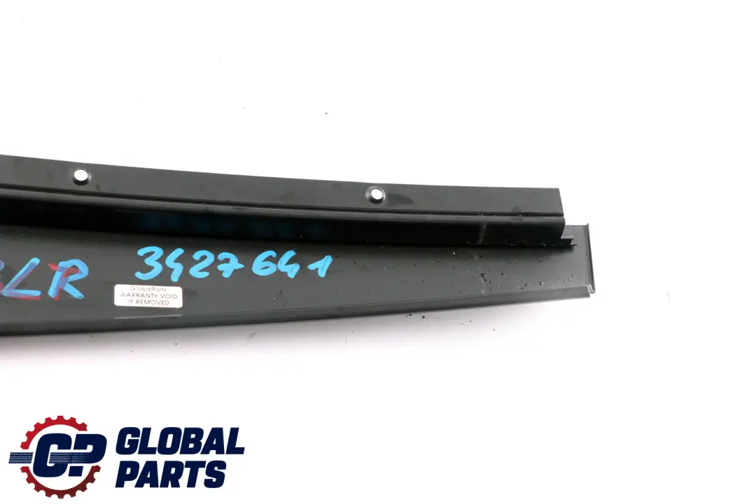 Left N/S B-Pillar Window Frame Finisher Cover Trim Black to BMW X3 Series E83 Rear with Part number 51353427641 BMW X3 Series E83 Rear Left N/S B-Pillar Window Frame Finisher Cover Trim Black - SKU 3427641 - Part number 51353427641