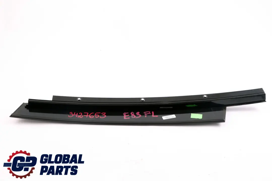 BMW X3 er E83 LCI Blende Fensterrahmen B-Säule Tür Vorne Links Glanzschwarz - SKU 3427653 - Teilenummer 51333427653
