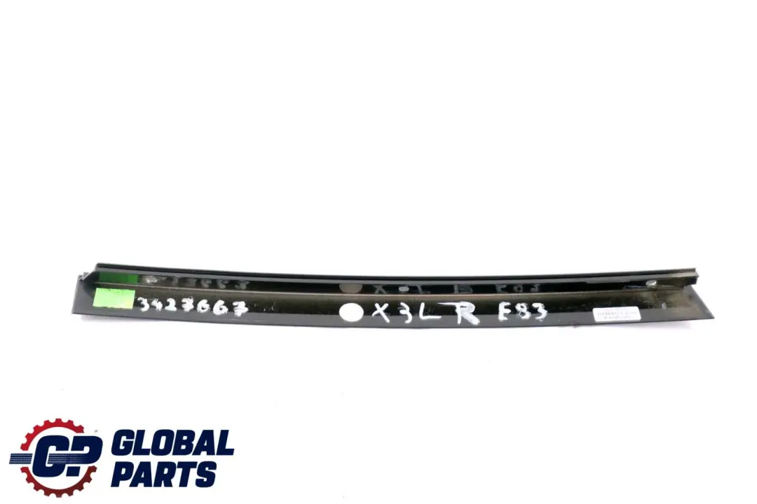 BMW X3 E83 LCI Abdichtung Blende C Säule Tür hinten links Glanzschwarz - SKU 3427667 - Teilenummer 3427667