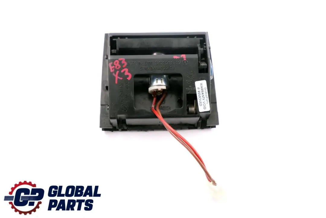 E83N Zigarettenstecker Steckdose Anzünder Abdeckung 3428288 für BMW X3 E83 LCI mit Teilenummer 3428293 BMW X3 E83 LCI E83N Zigarettenstecker Steckdose Anzünder Abdeckung 3428288 - SKU 3428293-1 - Teilenummer 3428293